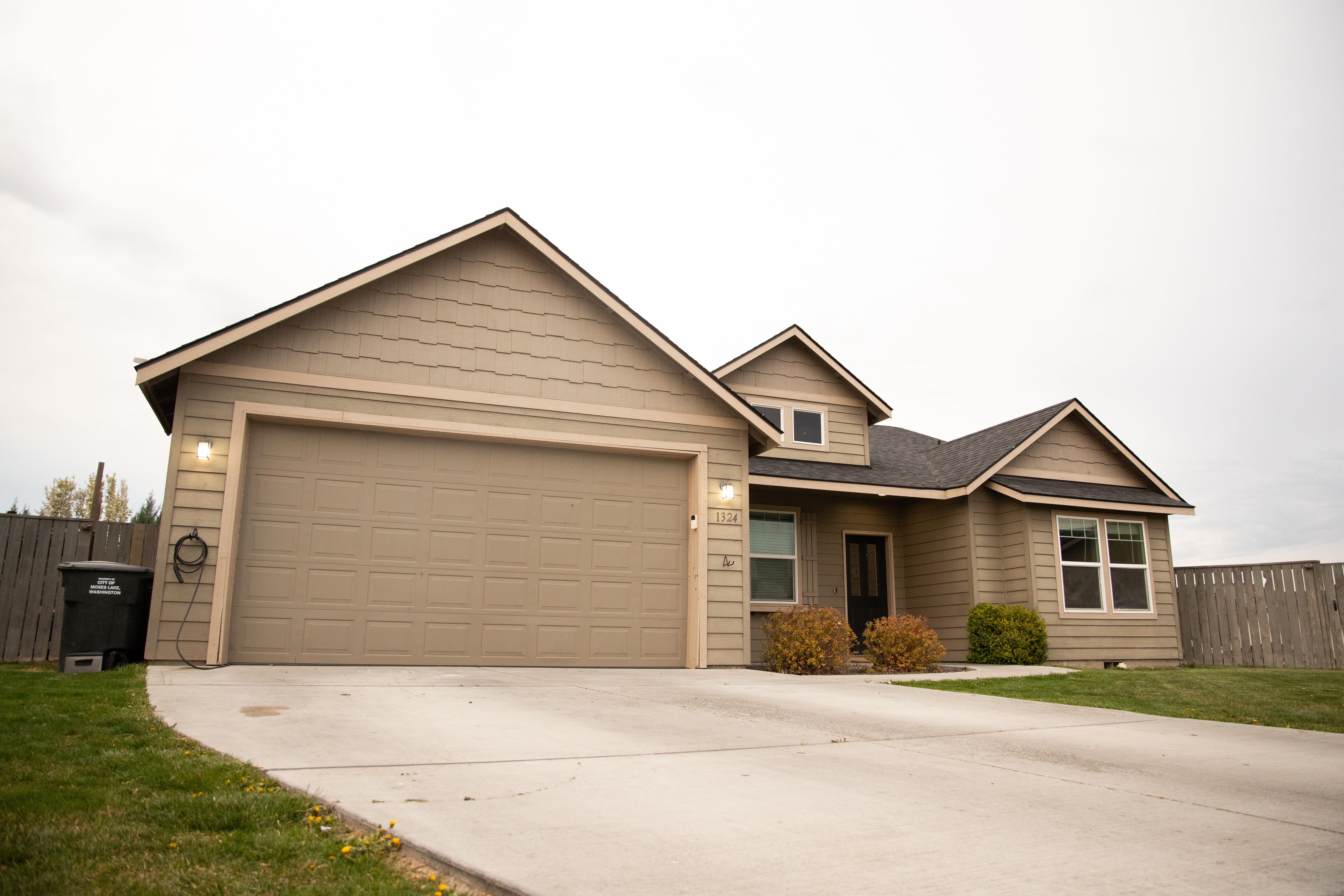 Front exterior with garage
