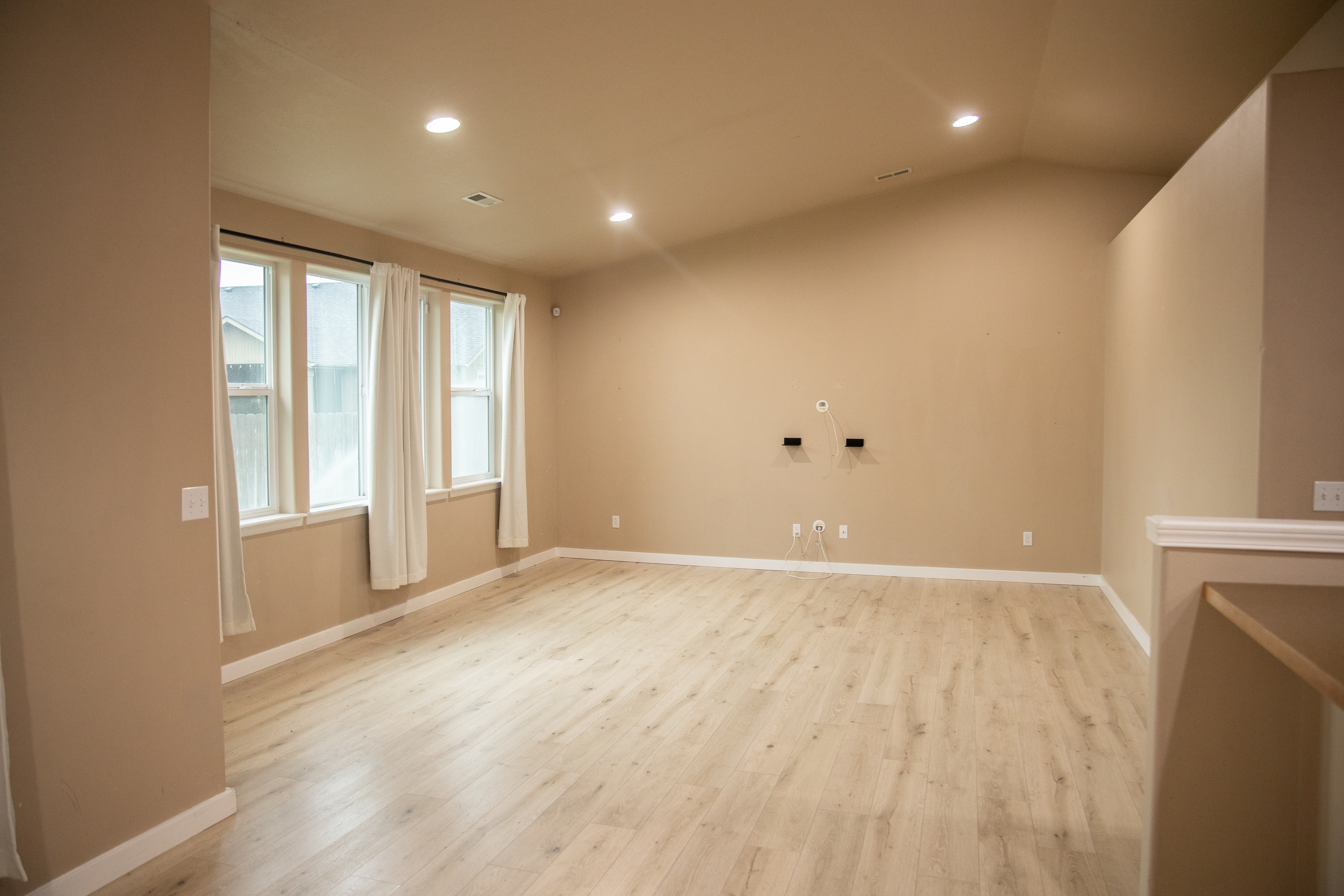 Room with large windows